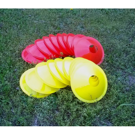 Stożki treningowe talerzyki zestaw 50szt na stojaku Legend