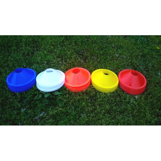 Stożki treningowe talerzyki zestaw 50szt na stojaku Legend