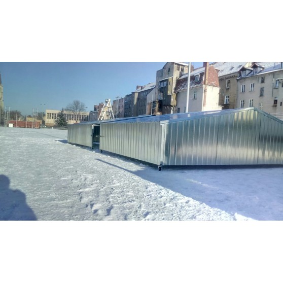 Garaż na zeskok do skoków za metr