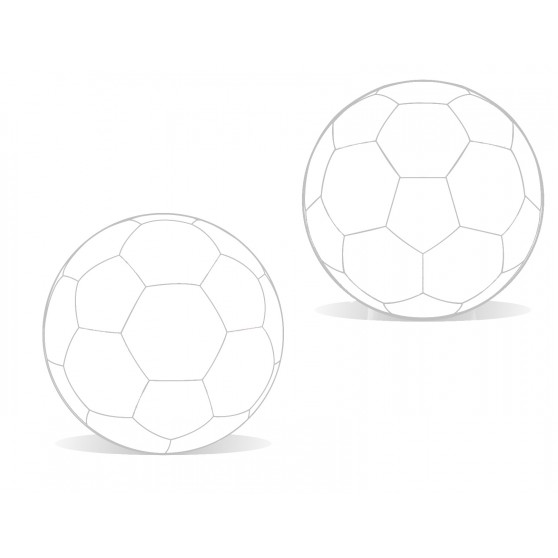 Piłka nożna treningowa reklamowa poz grafiką  panele nr.5 