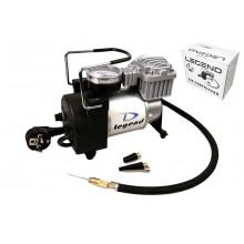 Kompresor 1-cylindrowy z manometrem 230V – z końcówkami i torbą| Legend Sport