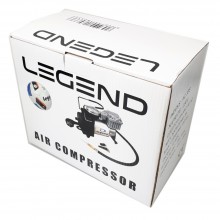 Kompresor 1-cylindrowy z manometrem 230V – z końcówkami i torbą| Legend Sport