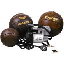 Kompresor 1-cylindrowy z manometrem 230V – z końcówkami i torbą| Legend Sport