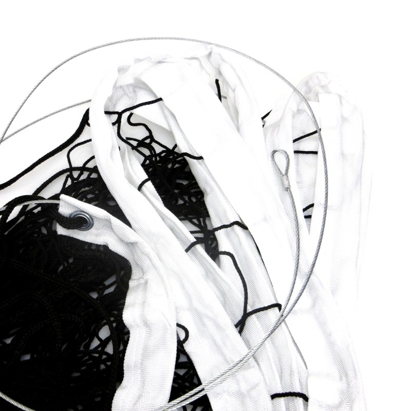 Siatka do siatkówki plażowej czarna kompletna z linką Legend