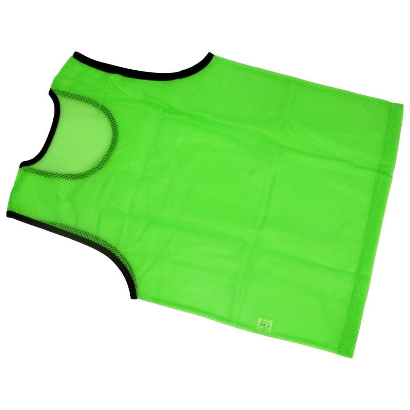 Zielony znacznik treningowy fluorescencyjny obszyty lamówką