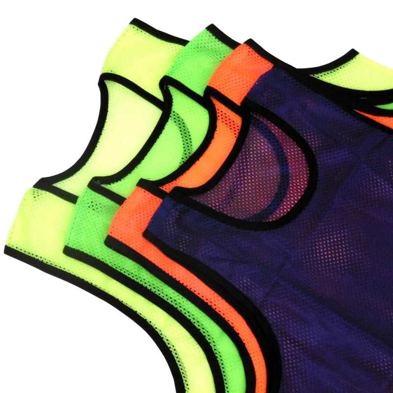 Pomarańczowy znacznik treningowy fluorescencyjny obszyty lamówką marki Legend