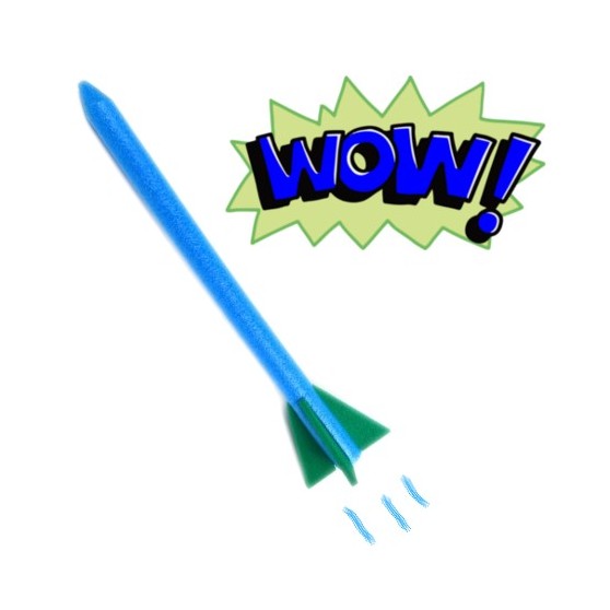 Oszczep piankowy dla dzieci do rzutów Legend