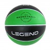 Piłka do kosza BB500 8 paneli zielono-czarna Legend