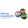 Piłka do kosza BB600 8 paneli niebiesko-pomarańczowa Legend