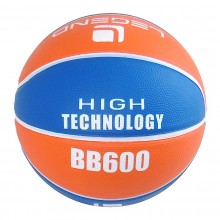 Piłka do kosza BB600 8 paneli niebiesko-pomarańczowa Legend