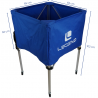 Składany wózek na piłki aluminiowy „Parasol”