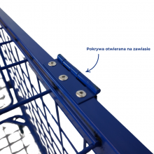 Wózek na piłki z profilu metalowego i kratownicy - Legend Sport