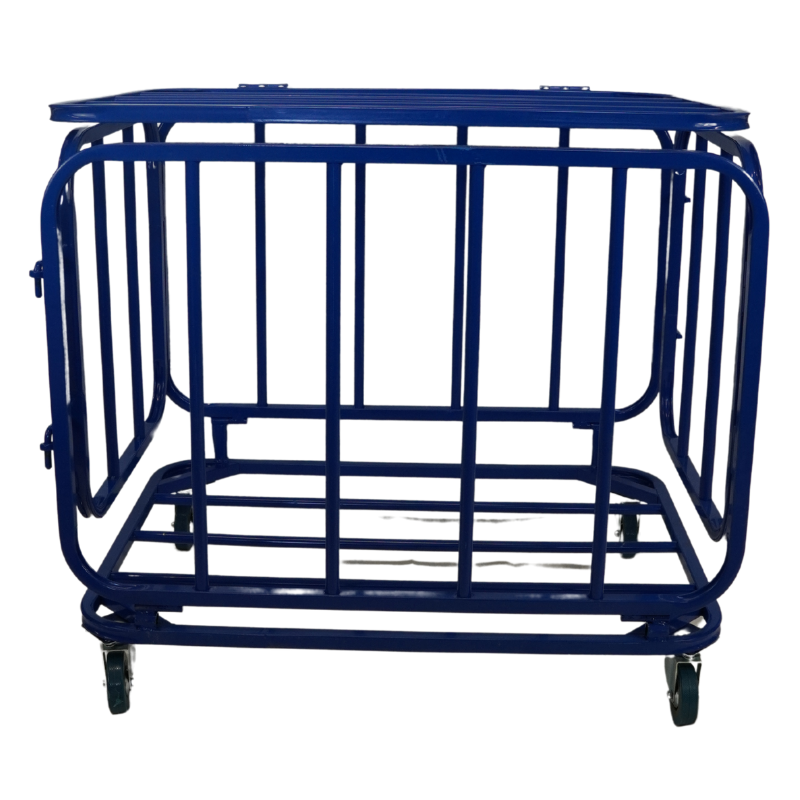 Metalowy wózek na piłki, zamykany od góry od Legend Sport z Wrocławia