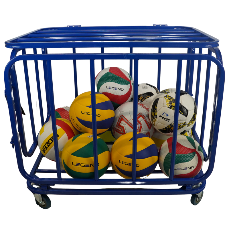 Metalowy wózek na piłki, zamykany od góry od Legend Sport z Wrocławia