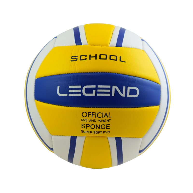Piłka siatkowa Legend w rozmiarze 5, wyjątkowo miękka w dotyku i jednocześnie pewnie leży w dłoni gracza.