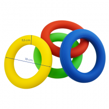 Ringo gumowe 18 cm różne kolory - Legend Sport