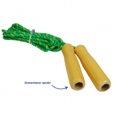 Skakanka z drewnianymi rączkami -  Legend Sport