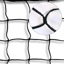 Siatka do siatkówki SENIOR |9,5m x 1m| PE 3mm czarna bezwęzłowa - Legend Sport