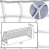 Siatka na bramkę do piłki ręcznej |0,8 x 1m| PE 3mm bezwęzłowa - Legend Sport