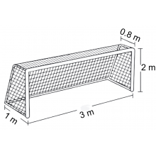Siatka na bramkę do piłki ręcznej |0,8 x 1m| PE 3mm bezwęzłowa - Legend Sport