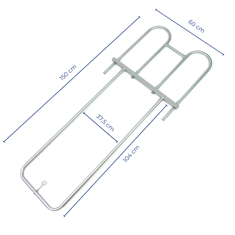 Aluminiowa atrapa bloku wieszana na siatkę Legend