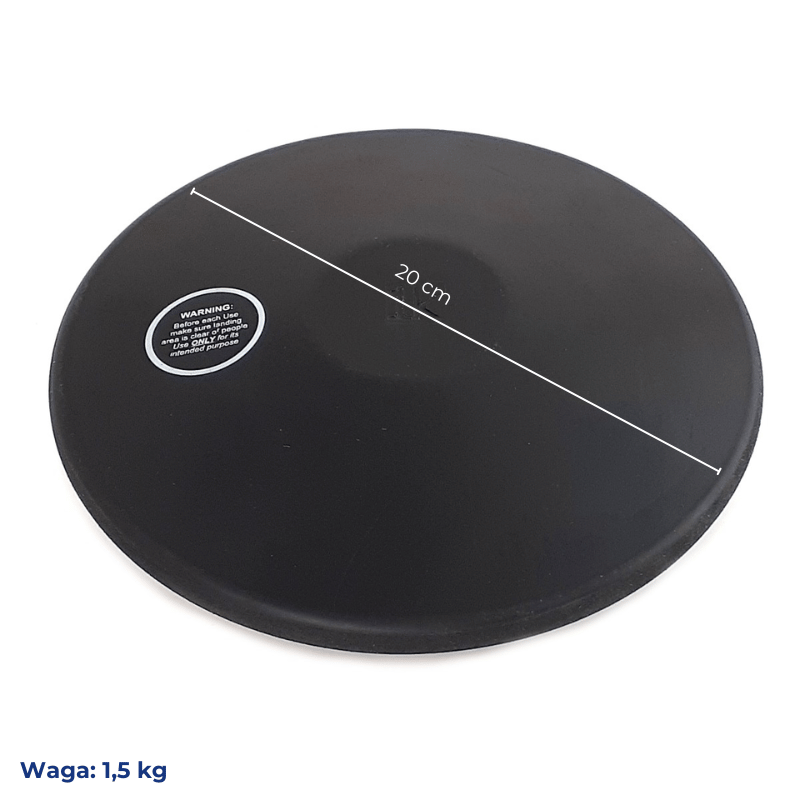 Dysk gumowy do rzutów czarny Legend