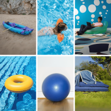 Pompka do akcesoriów dmuchanych | 1 cm dysza | - Legend Sport