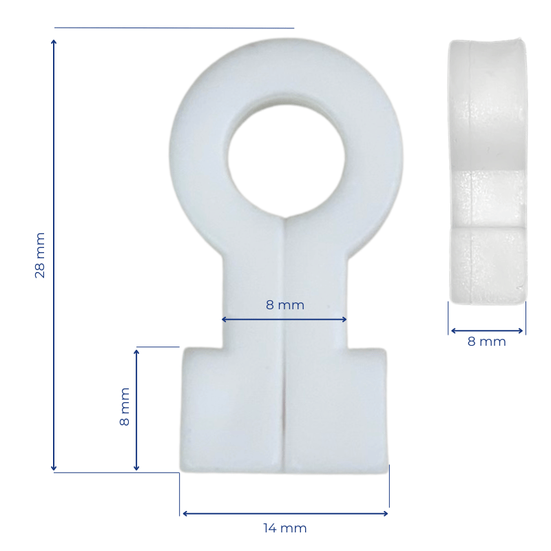 Zaczep/zapinka OMEGA do siatki bramki piłkarskiej