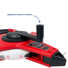 Taśma miernicza na łożysku 30m - Legend Sport