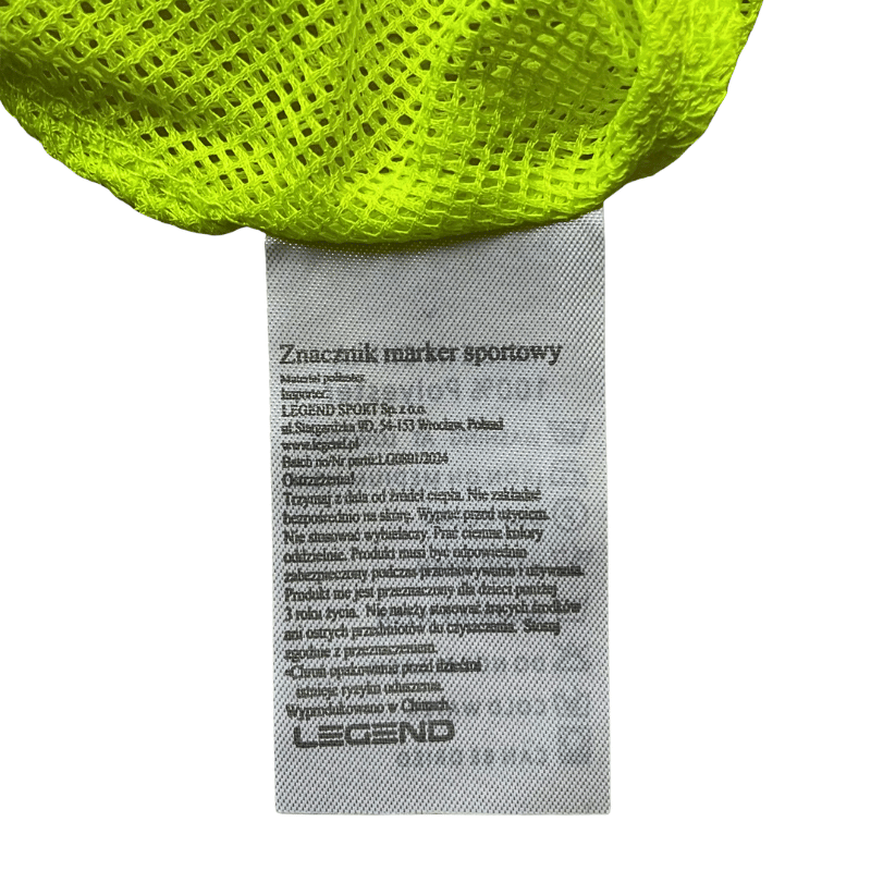Znacznik treningowy żółty |Różne rozmiary S - XL| - Legend Sport