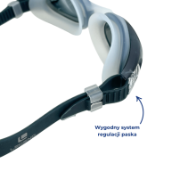 Okularki pływackie dla dorosłych RF9140 z powłoką Anti-Fog - Legen