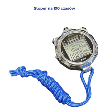 Cyfrowy stoper w metalowej obudowanie 100 międzyczasów - Legend Sport