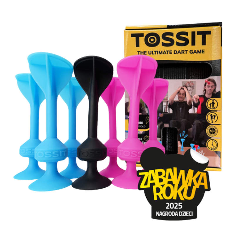 Rzutki silikonowe Tossit - zestaw 7 lotek