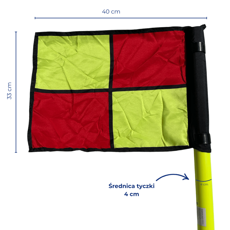 Chorągiweka narożna 160 cm |Skręcana| - Legend Sport
