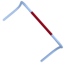 Płotek samowstający 20cm - Legend Sport